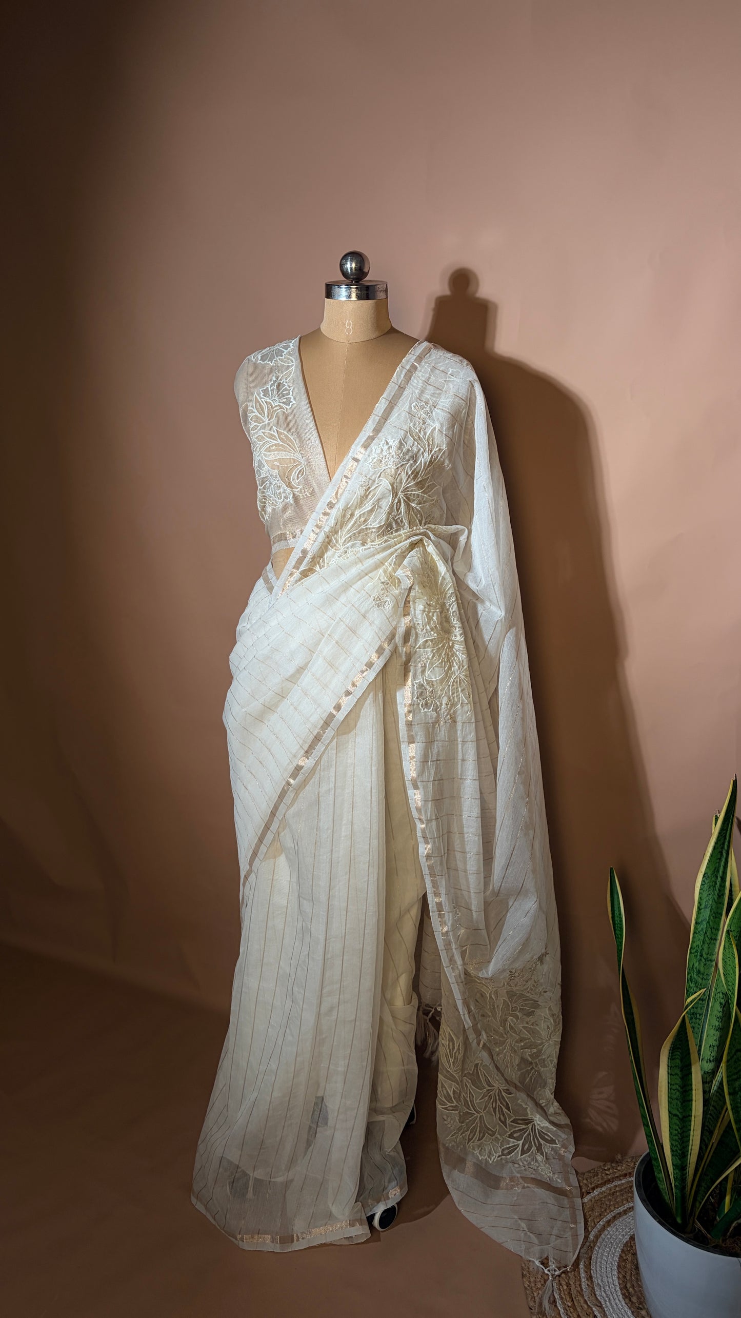 Chanderi applique (KL0017)