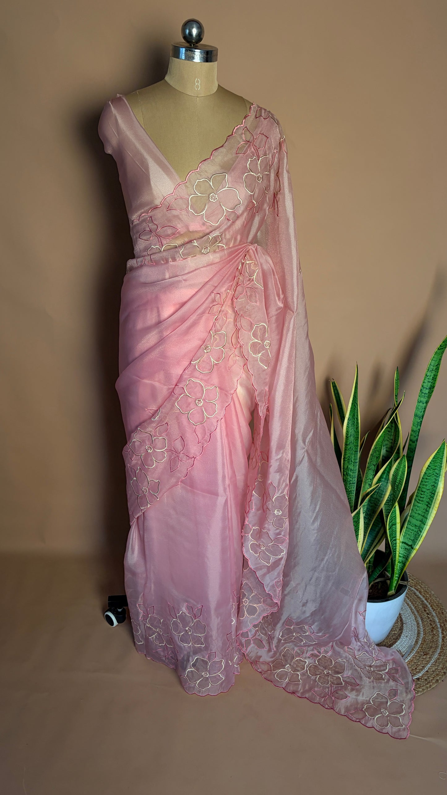 Organza floral (KL 0012)