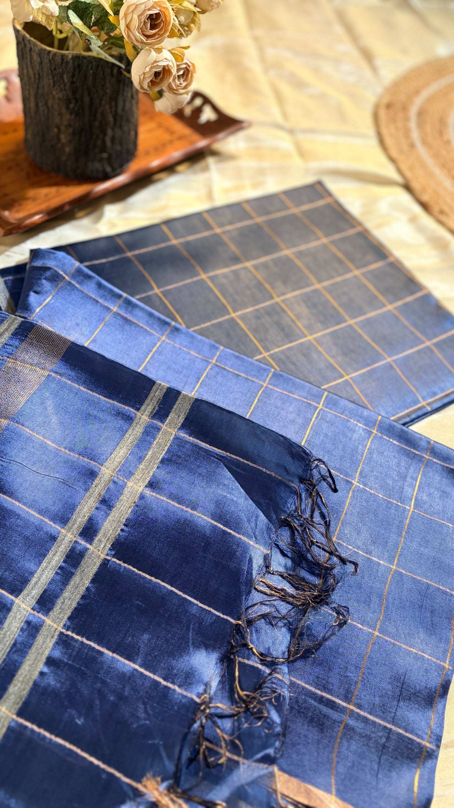 Banana silk (blue) KL0026