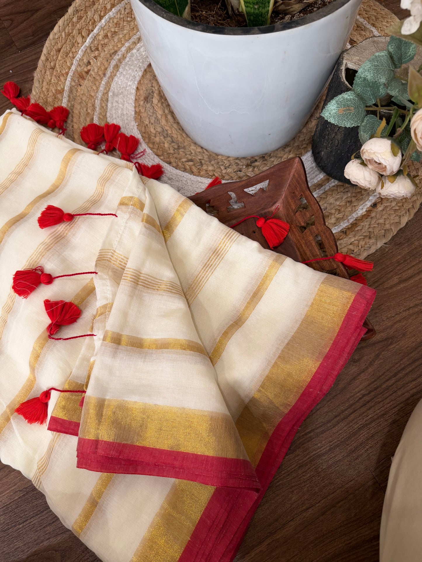 Golden stripes mul cotton KL0038