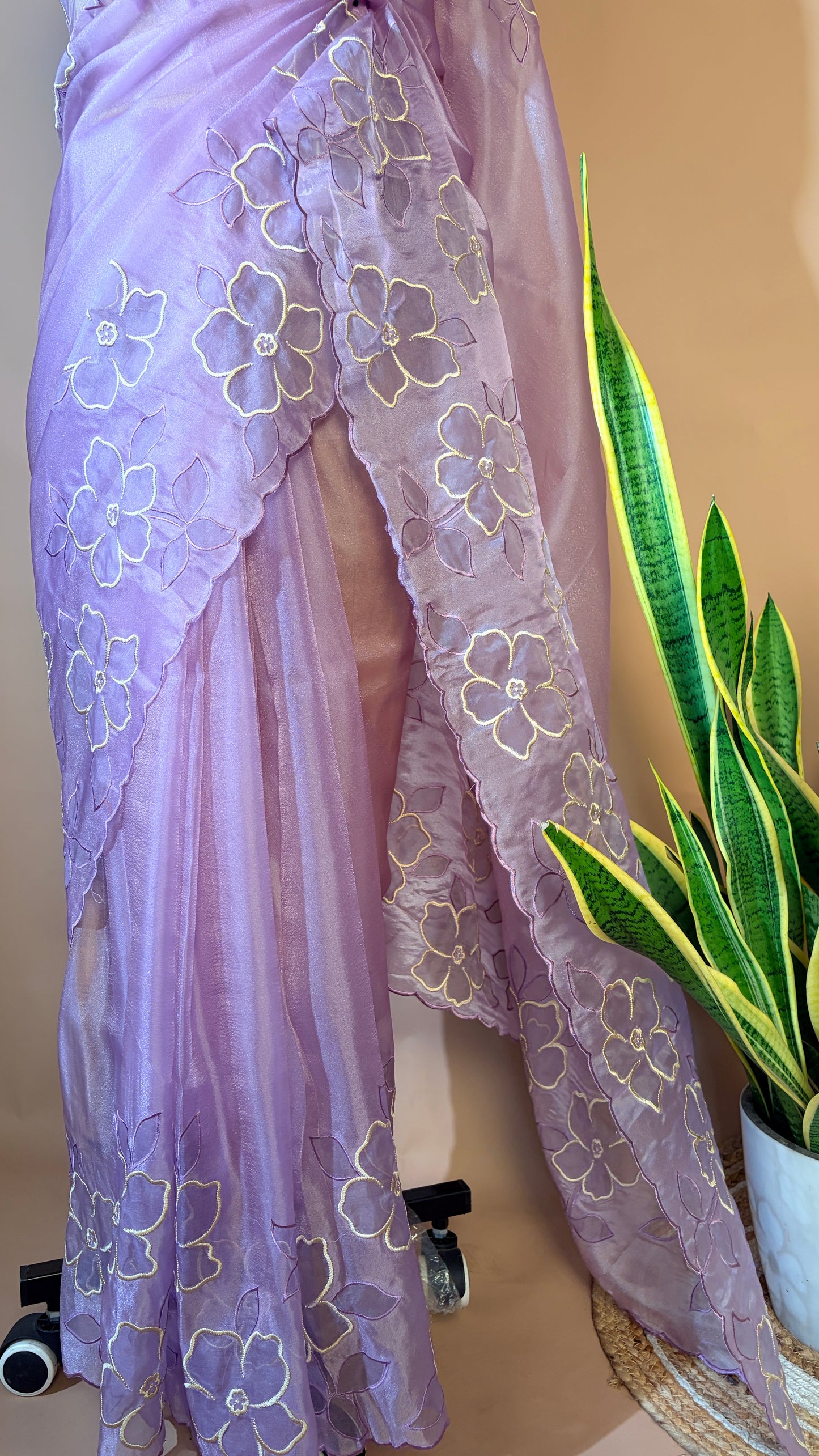 Organza floral (KL008)