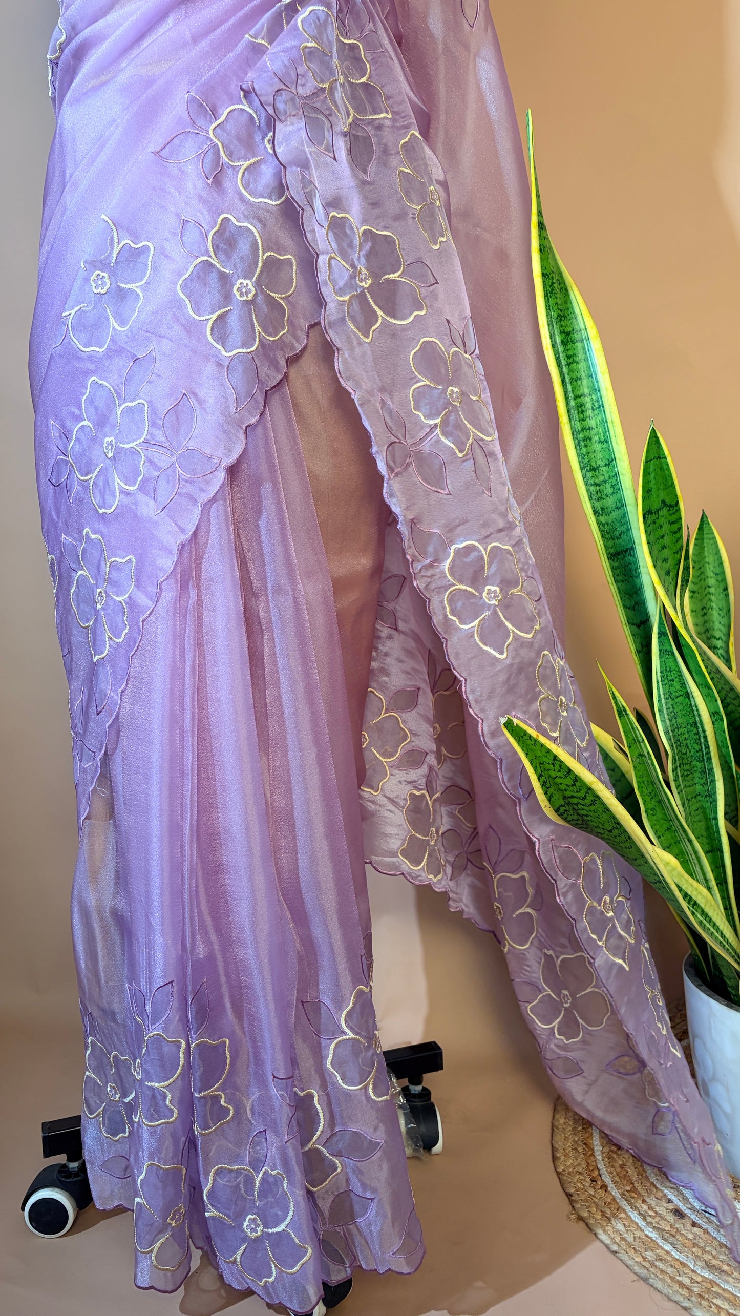 Organza floral (KL008)