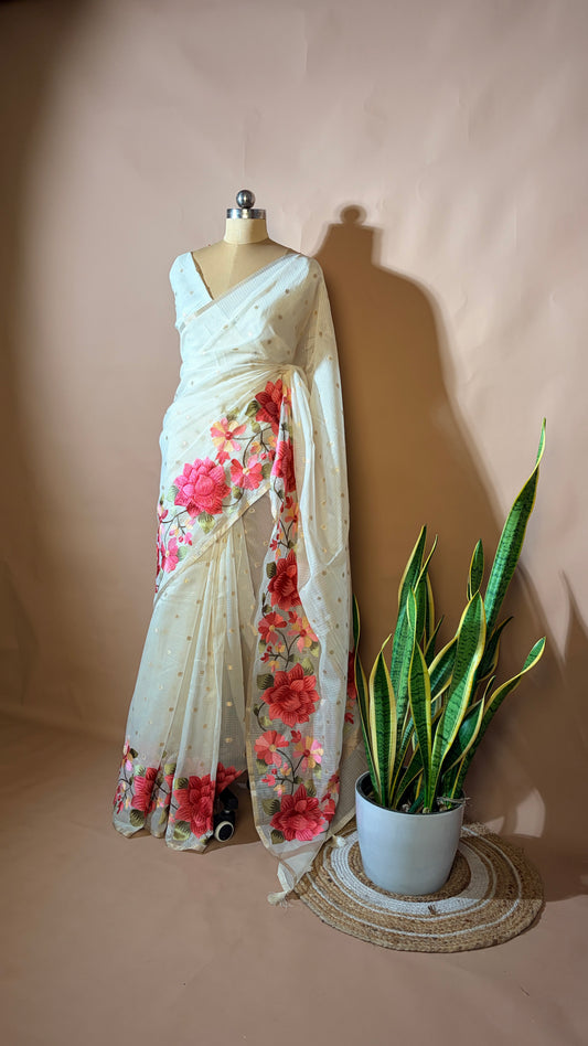 Floral Kota saree (Kl005)
