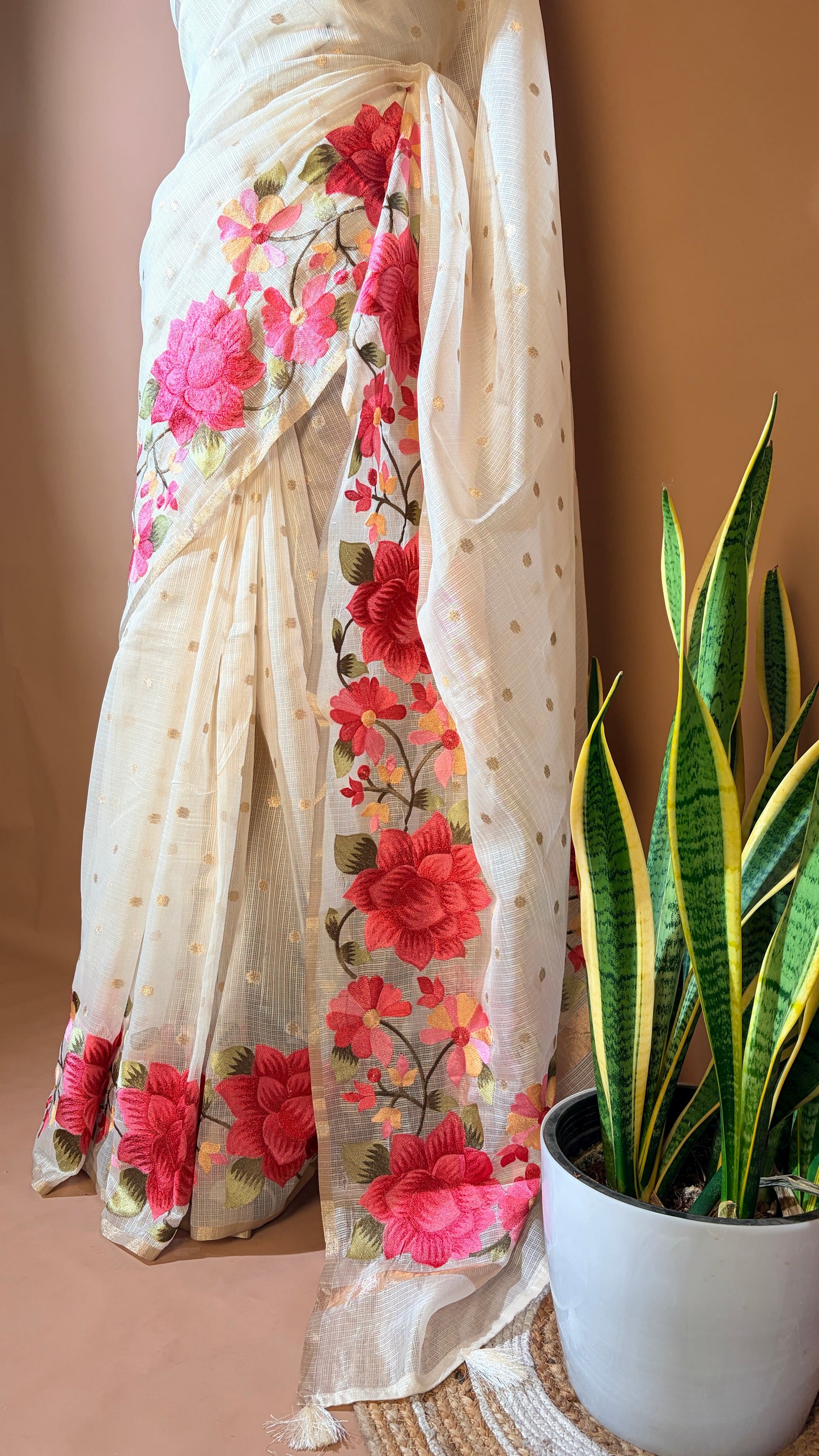 Floral Kota saree (Kl005)