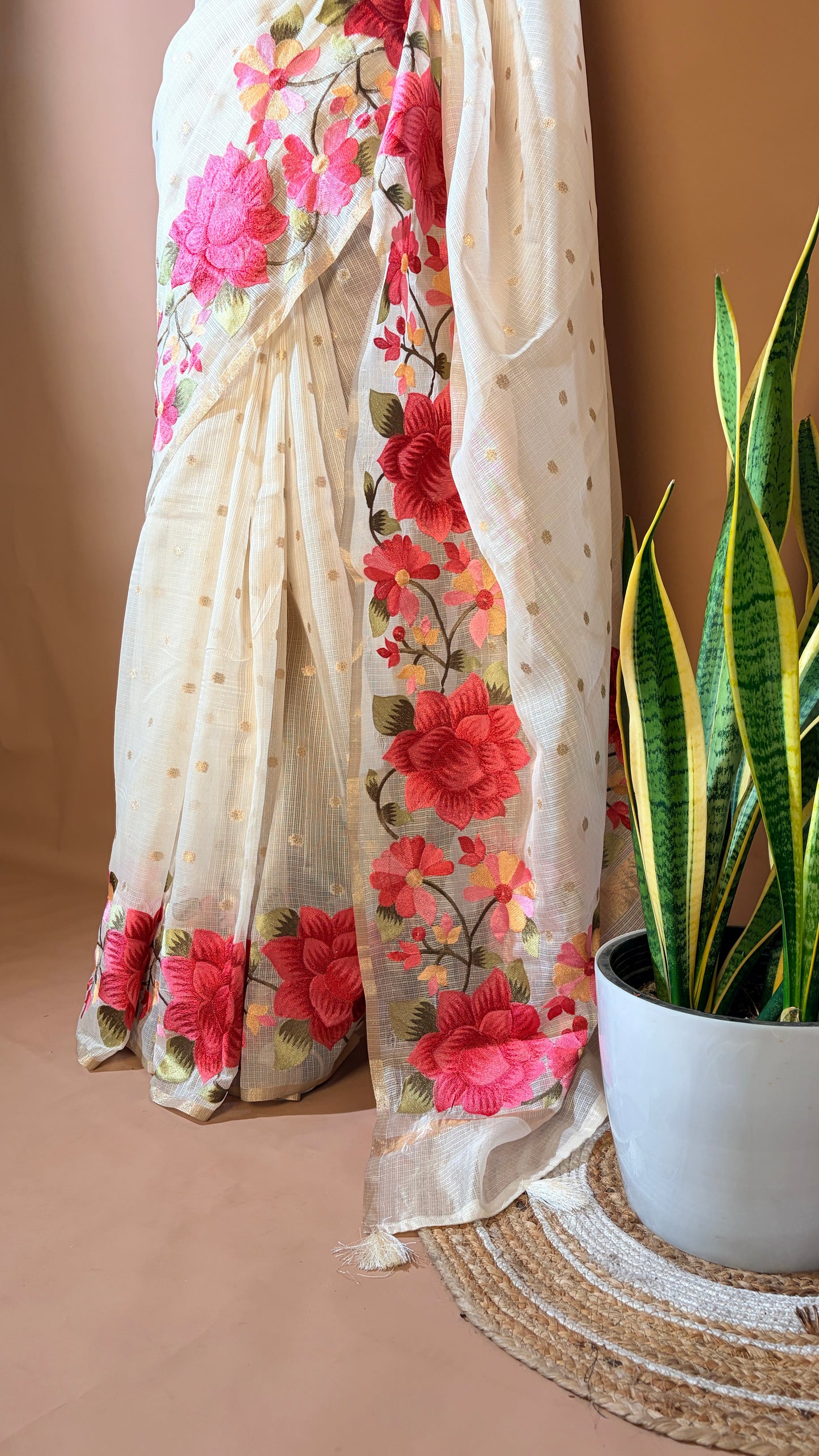 Floral Kota saree (Kl005)