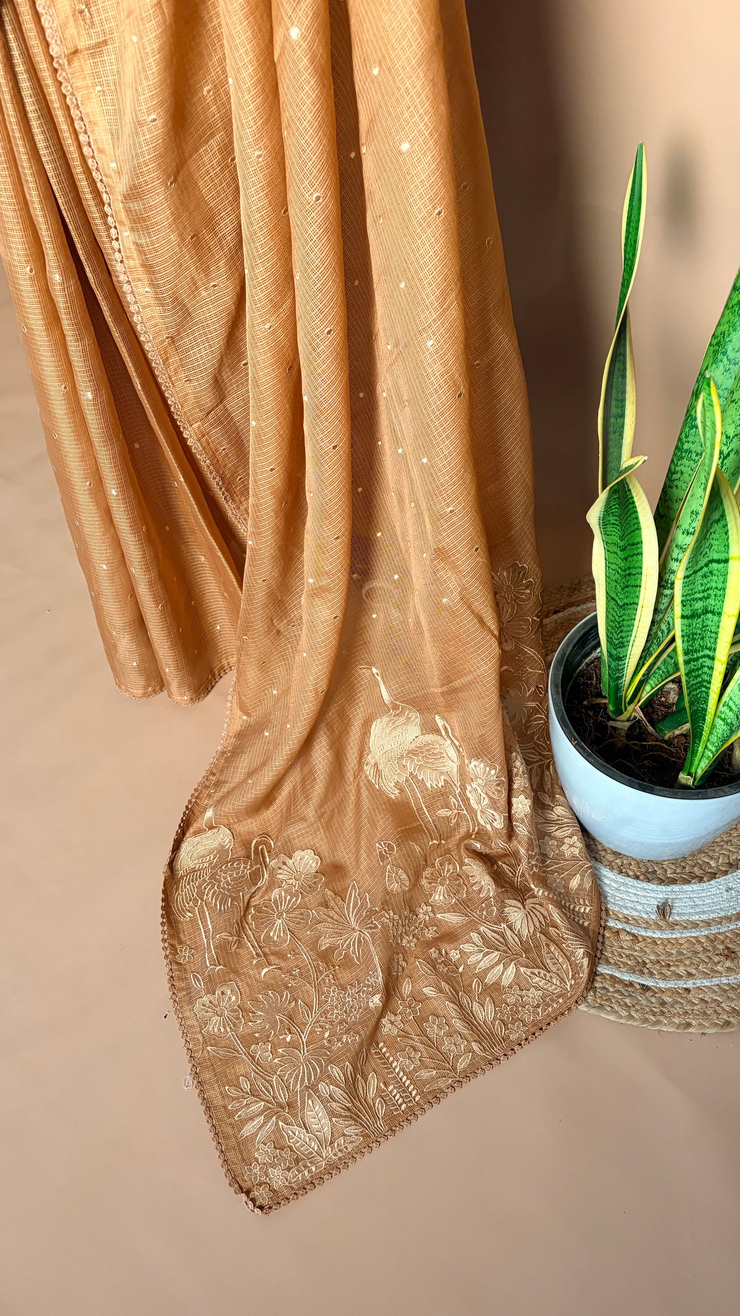 Kota embroidery saree (Kl007)