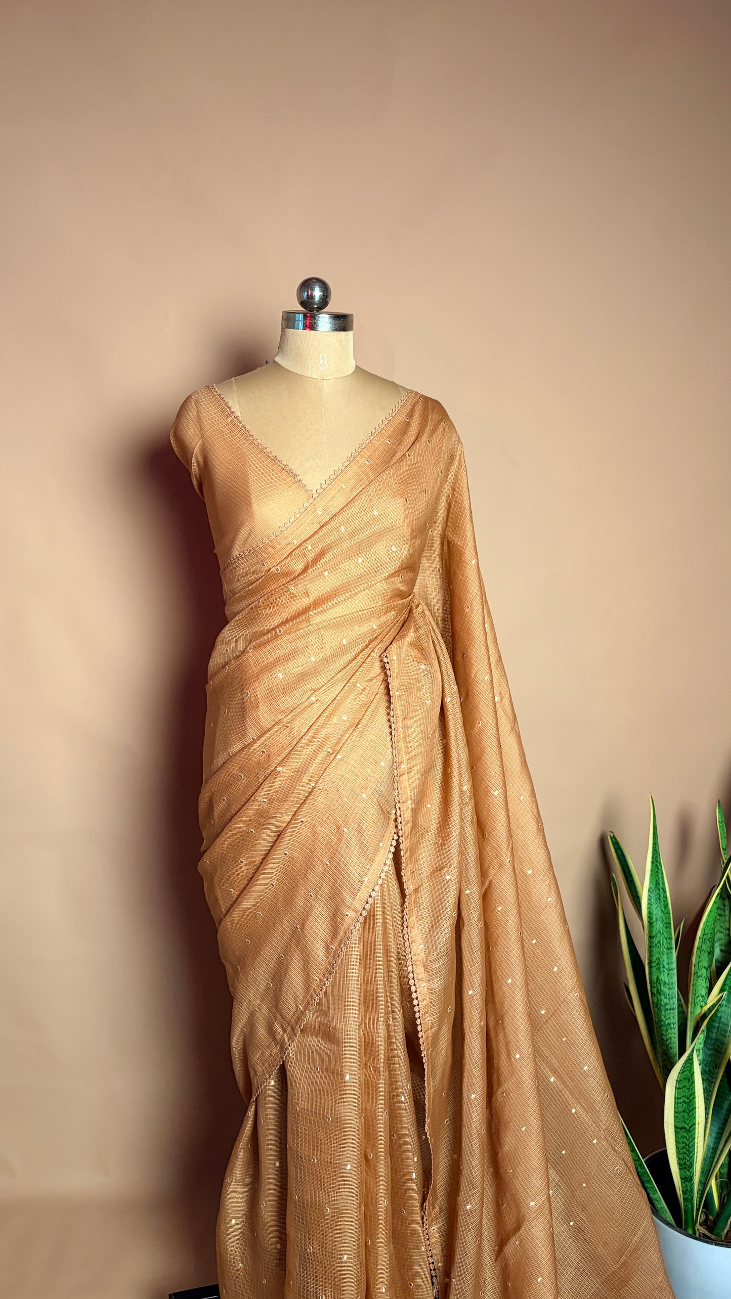 Kota embroidery saree (Kl007)