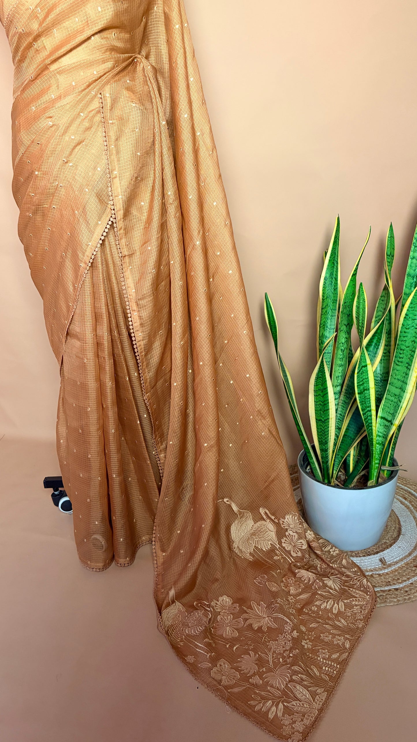 Kota embroidery saree (Kl007)