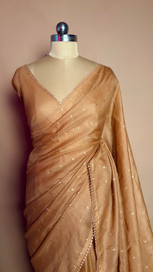 Kota embroidery saree (Kl007)