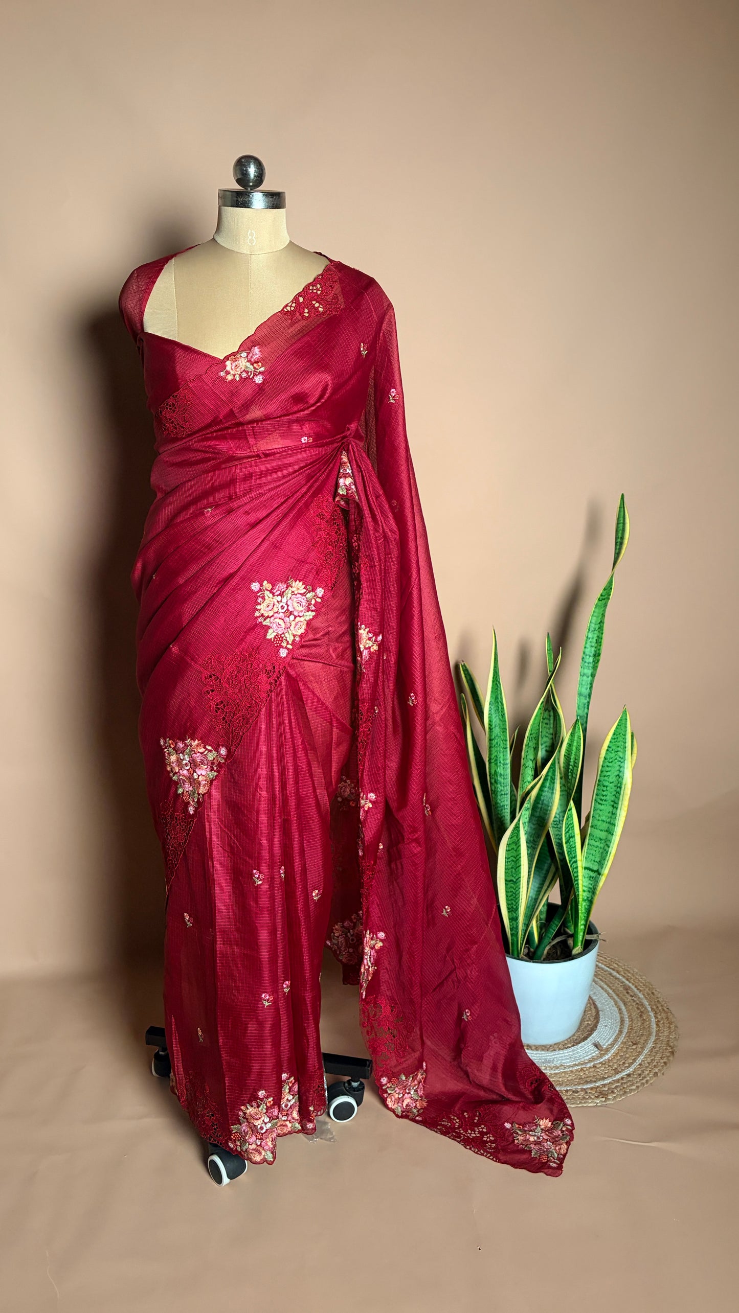 Kota saree Red (KL0011)