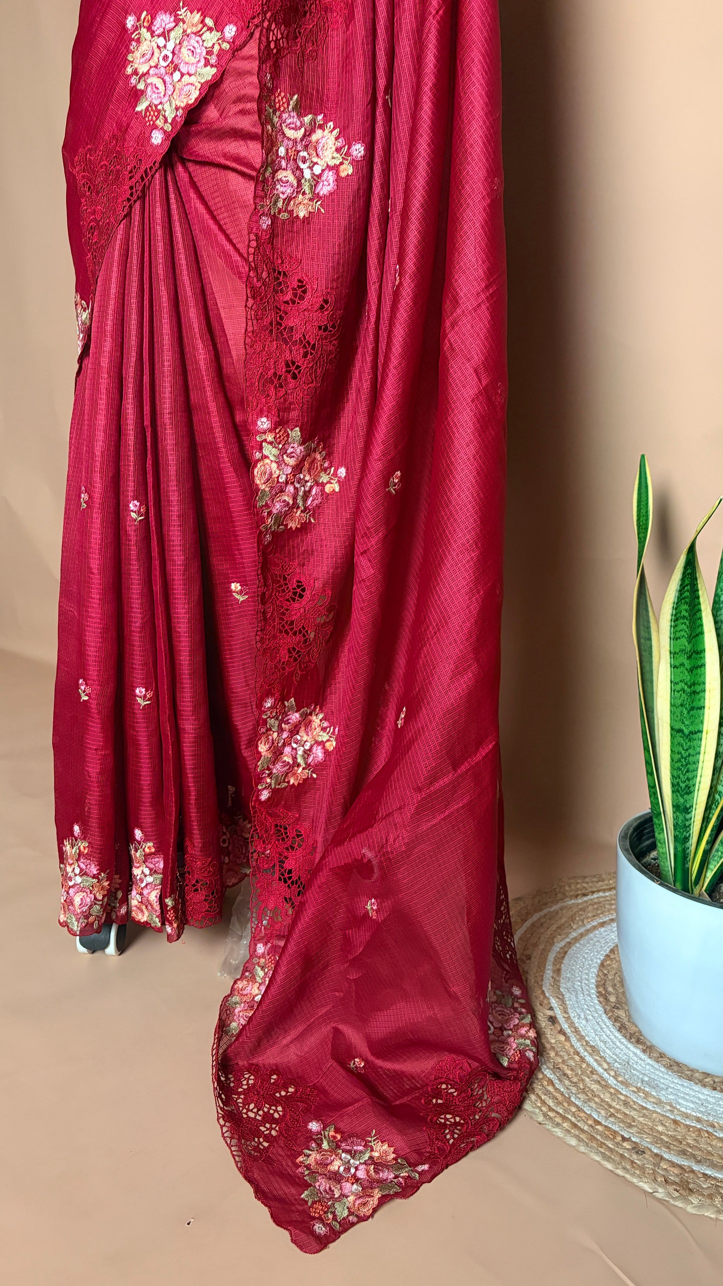 Kota saree Red (KL0011)