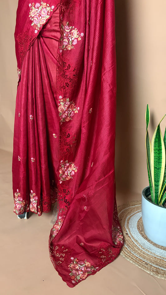 Kota saree Red (KL0011)