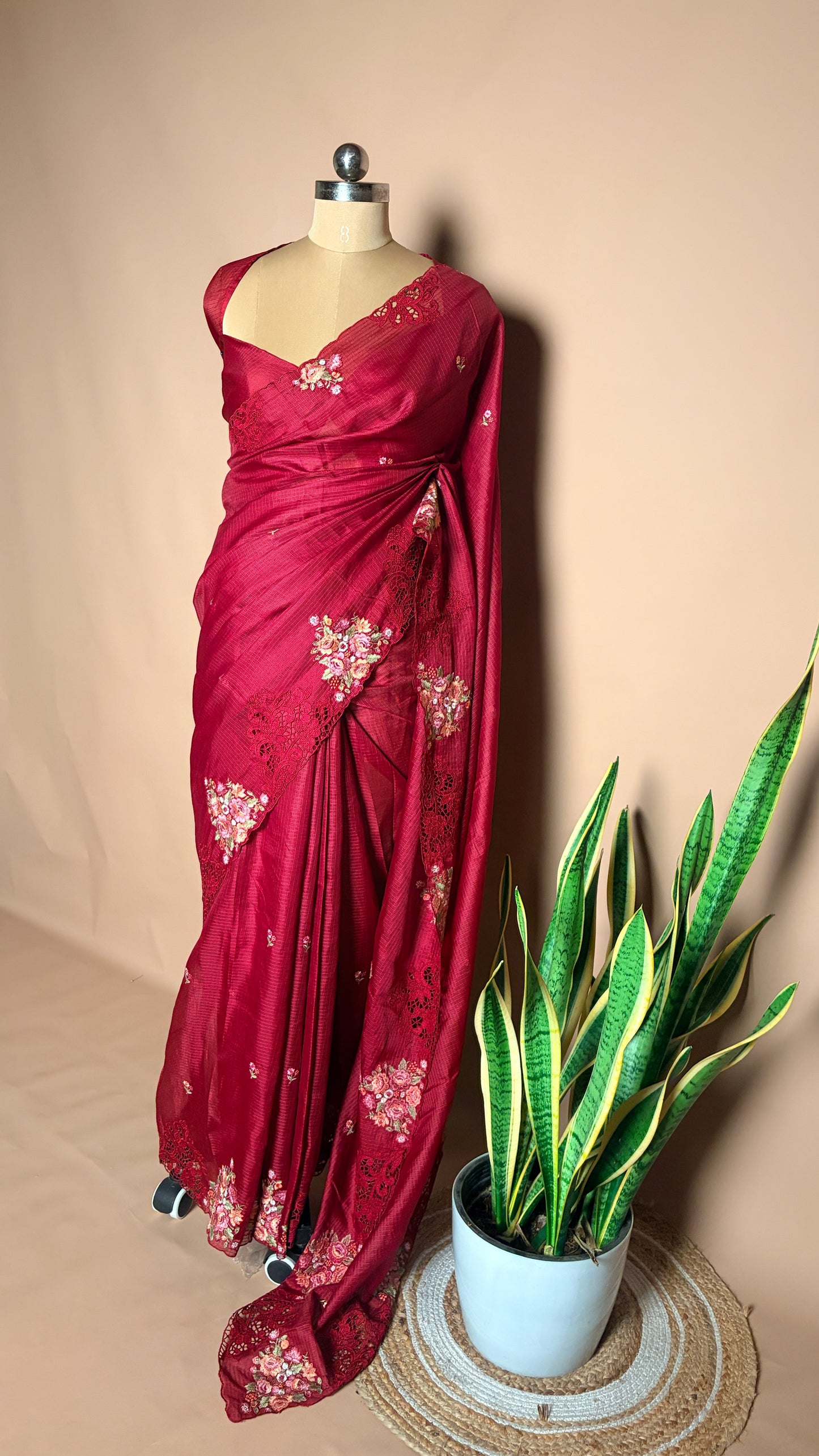 Kota saree Red (KL0011)