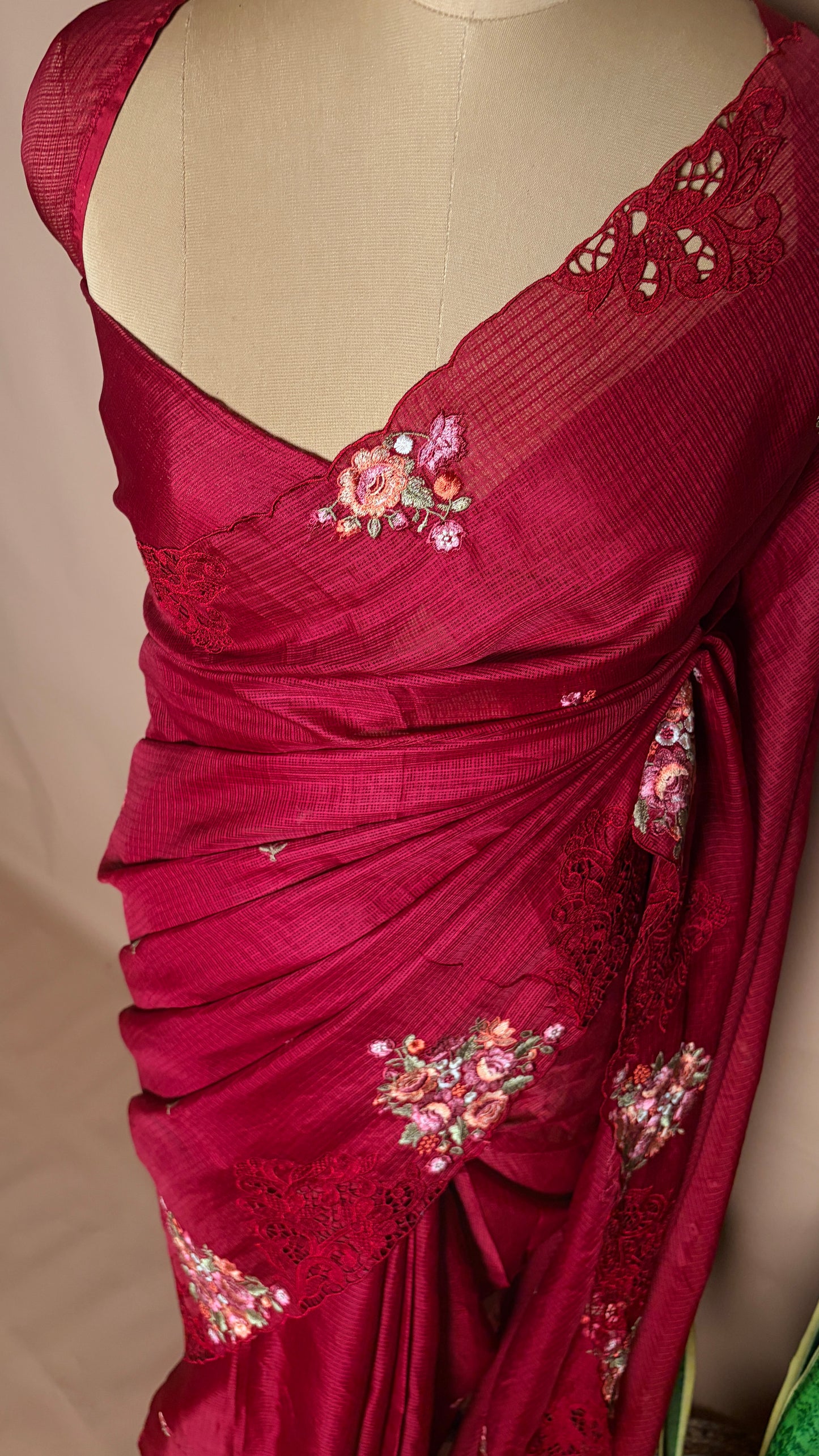 Kota saree Red (KL0011)