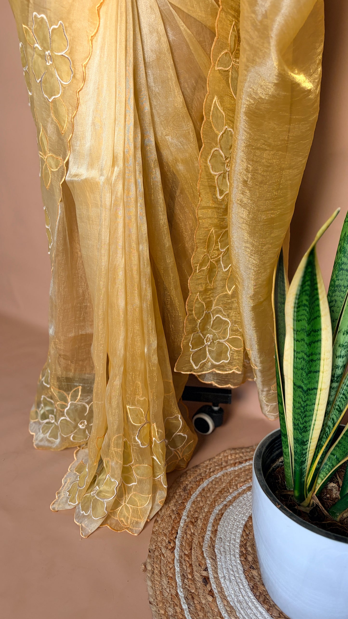 Organza floral (KL0013)
