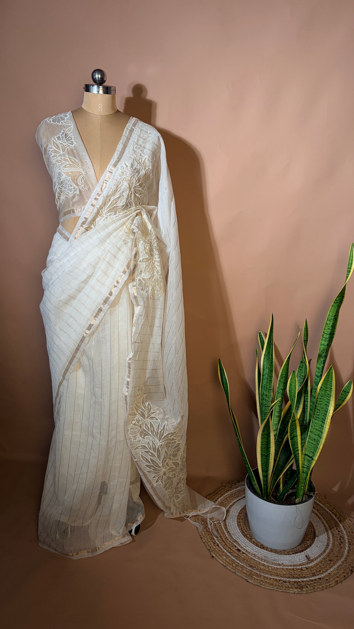 Chanderi applique (KL0017)