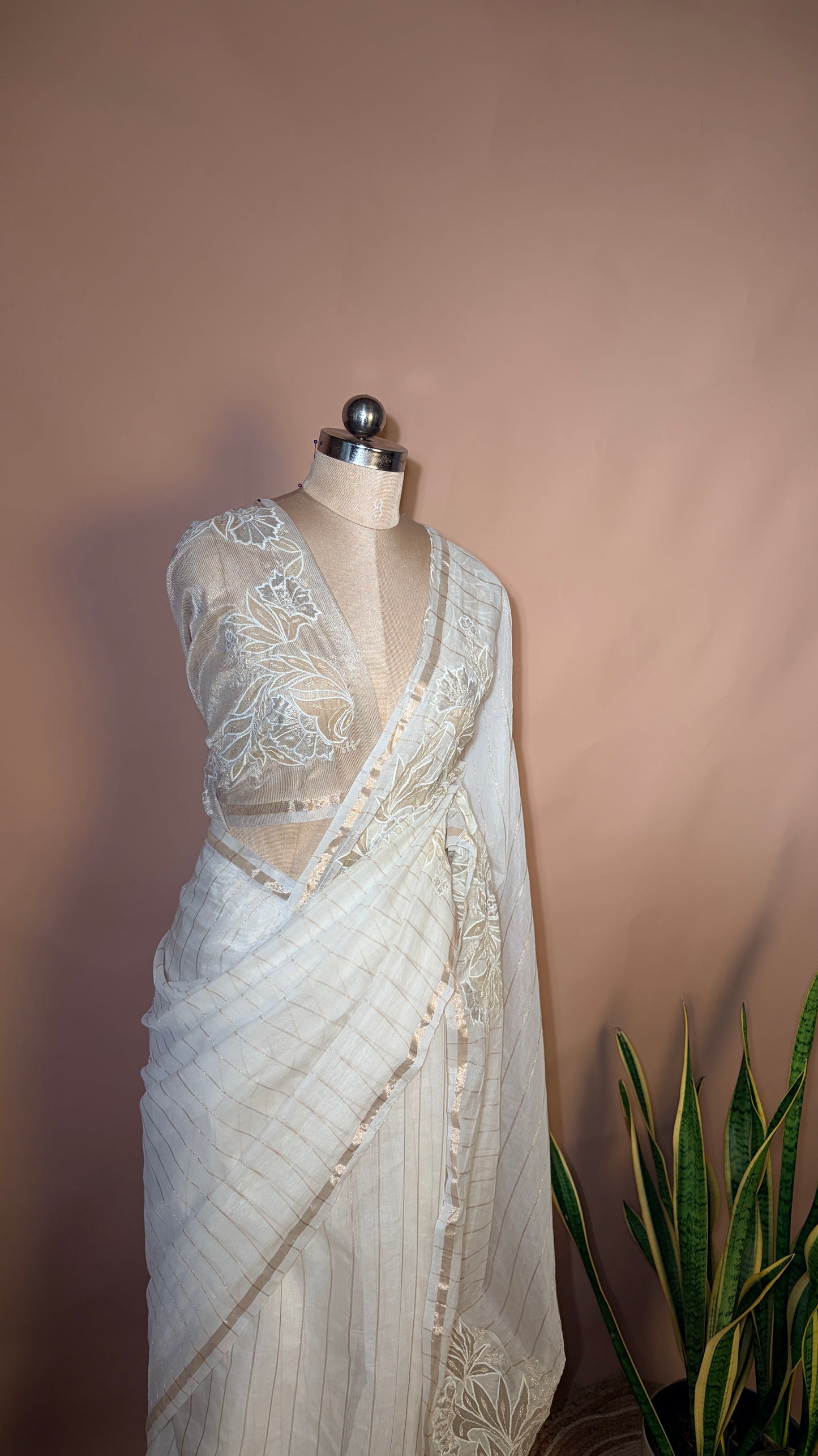 Chanderi applique (KL0017)