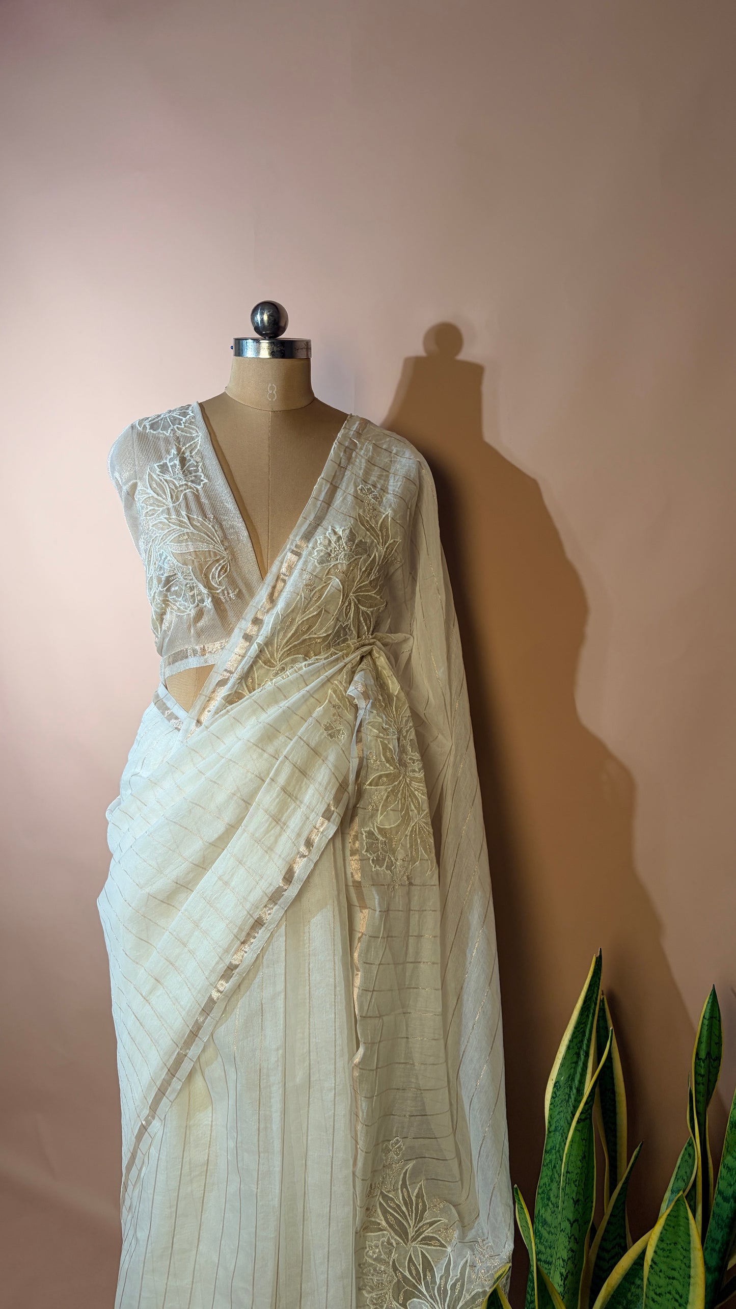 Chanderi applique (KL0017)