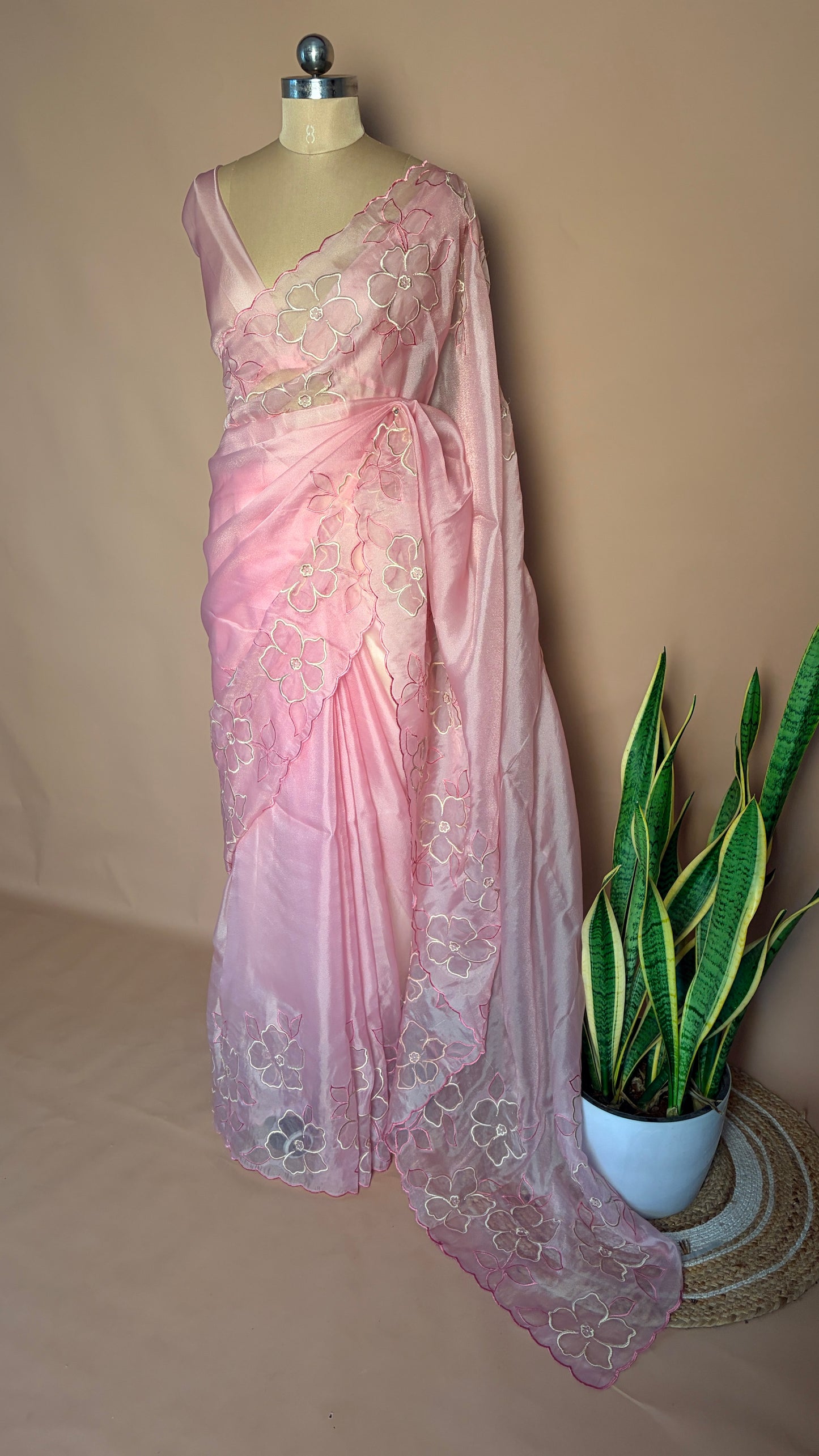Organza floral (KL 0012)