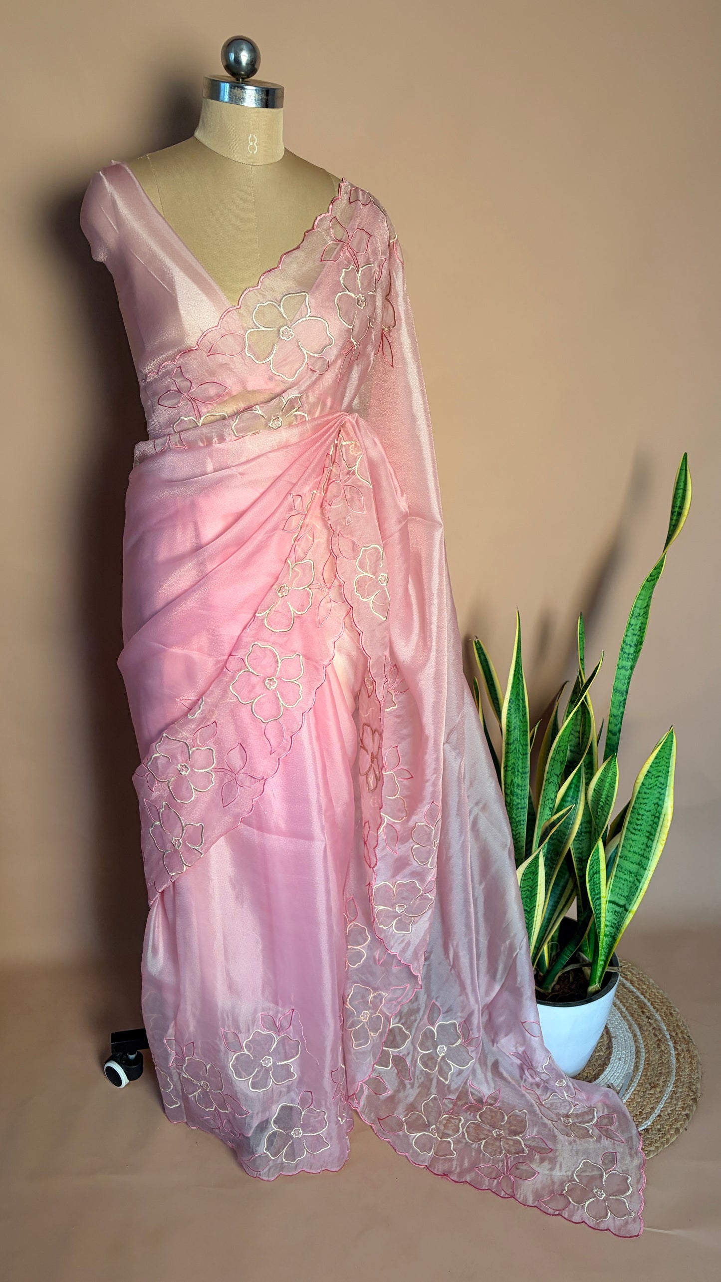 Organza floral (KL 0012)