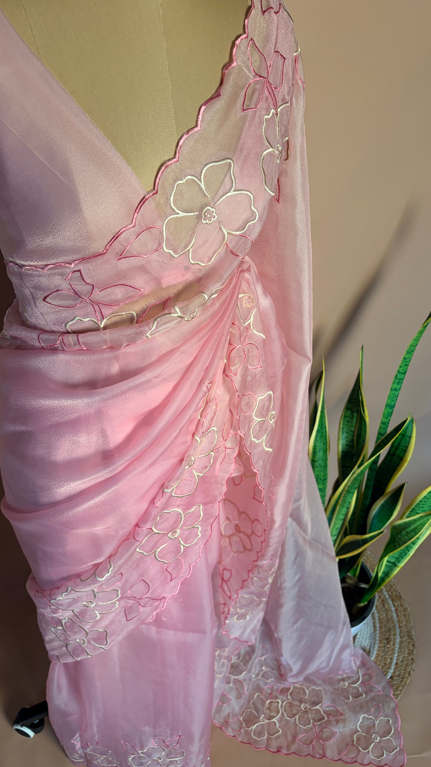 Organza floral (KL 0012)