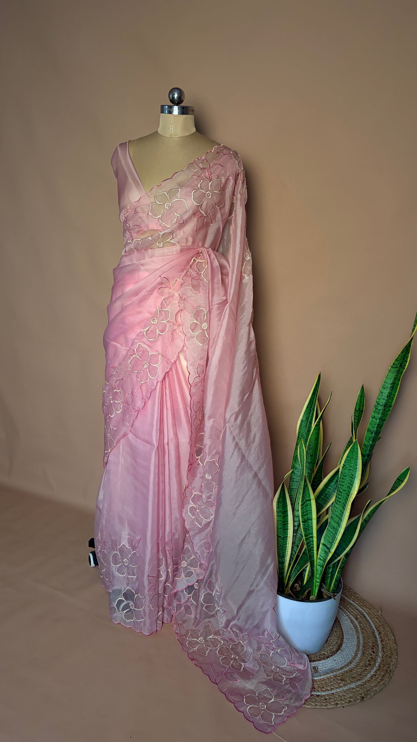 Organza floral (KL 0012)