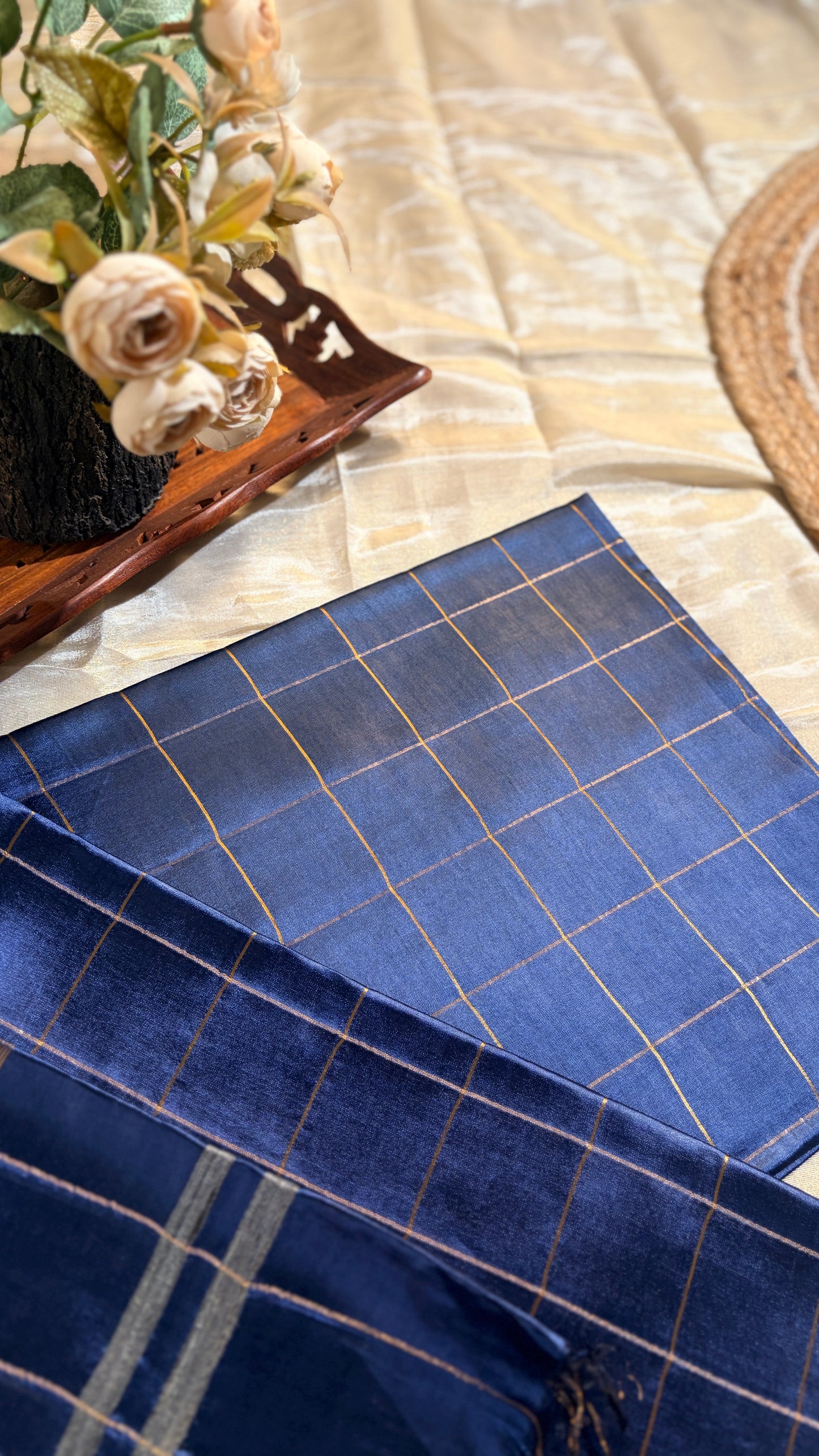 Banana silk (blue) KL0026