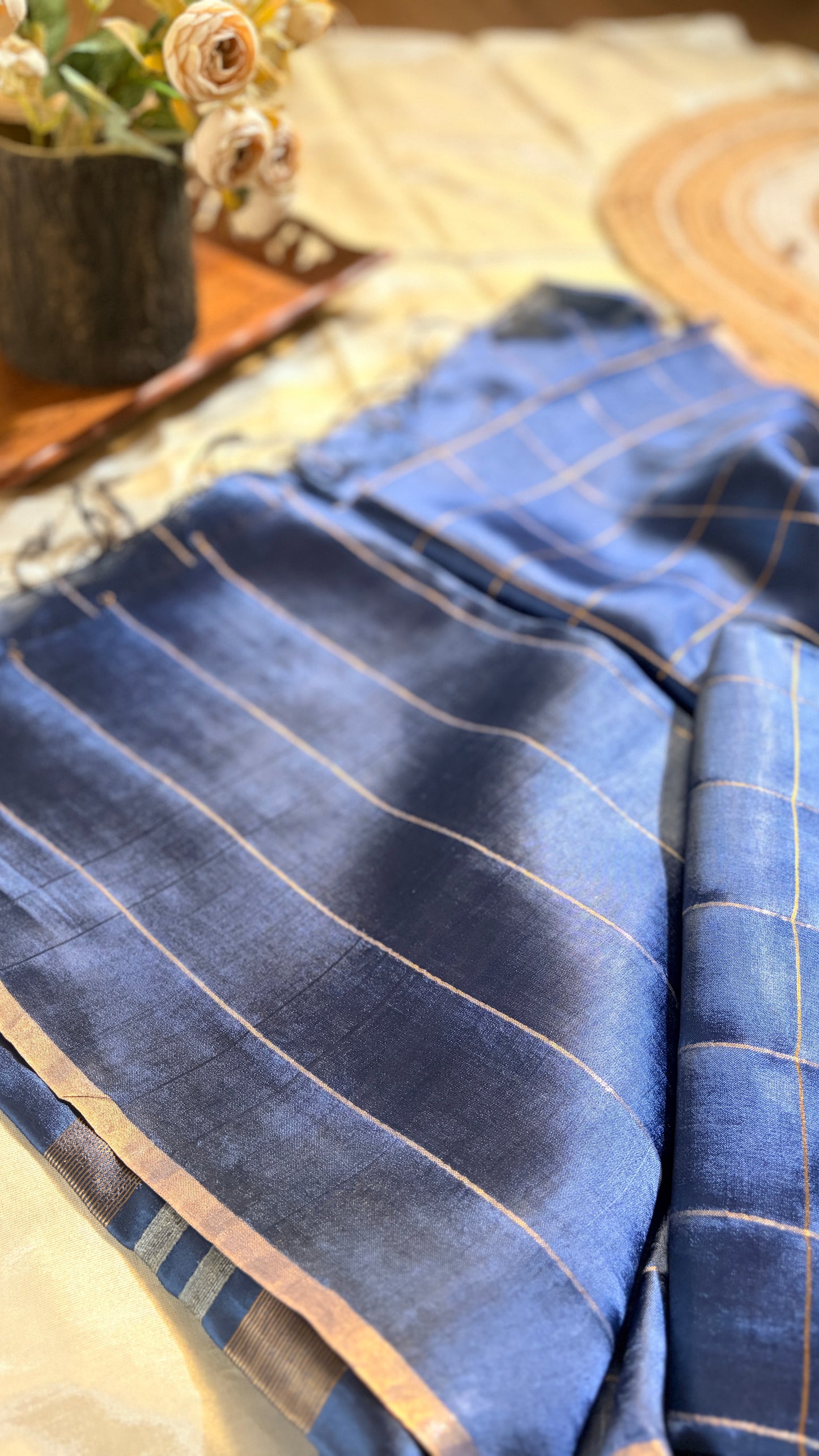Banana silk (blue) KL0026