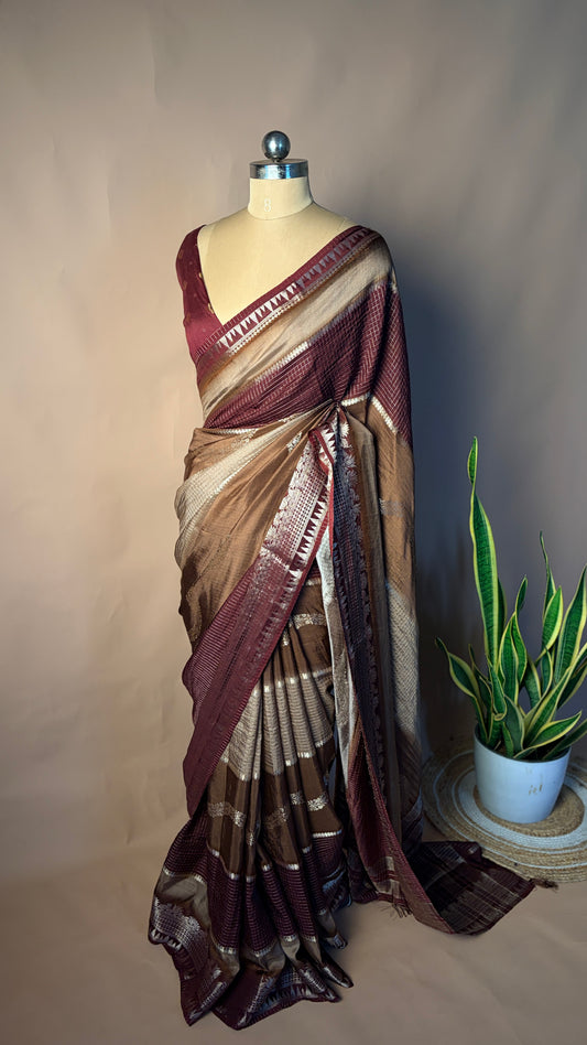 Fancy weaving saree (KL0027)