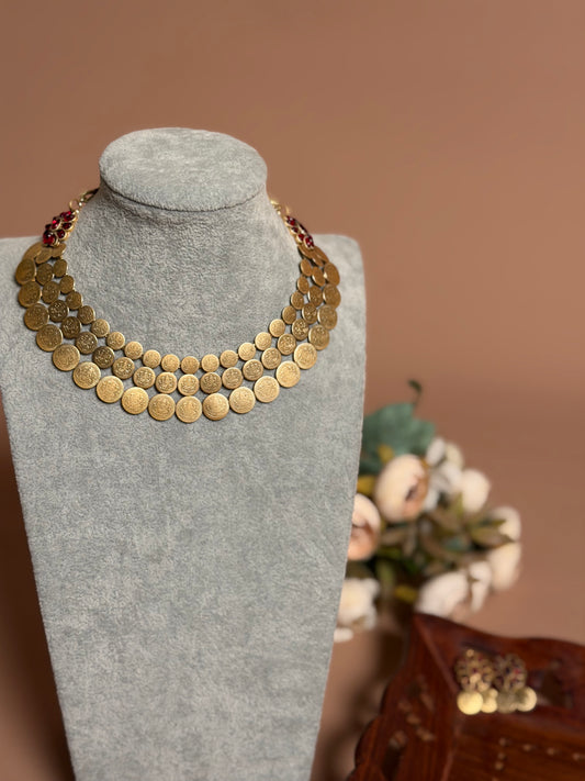 Three layer Kashi necklace KLJ10
