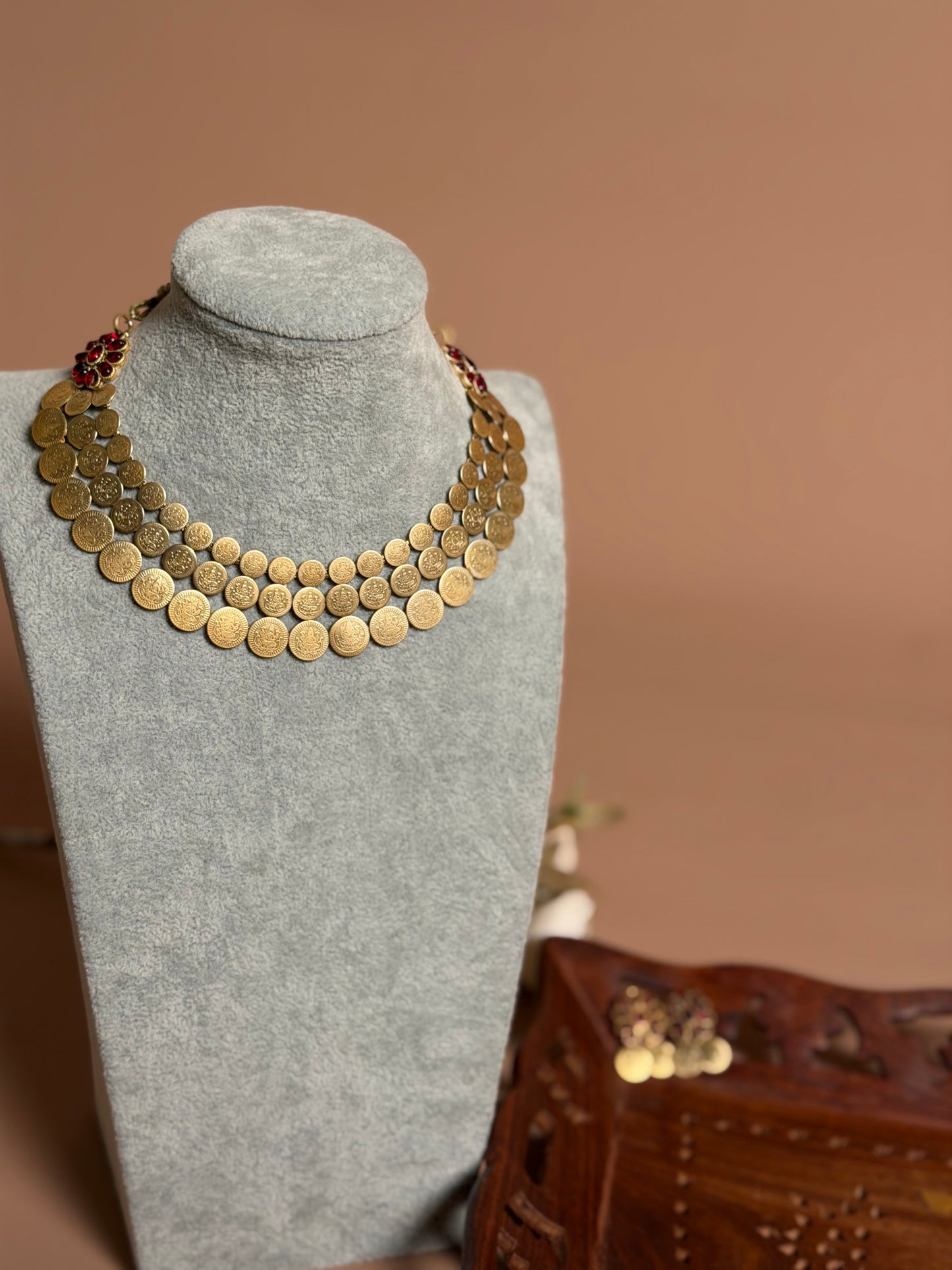 Three layer Kashi necklace KLJ10
