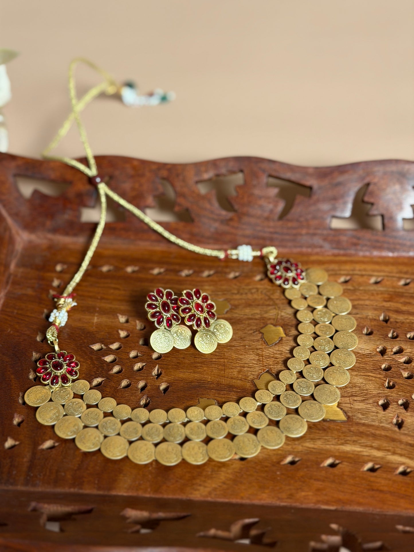 Three layer Kashi necklace KLJ10