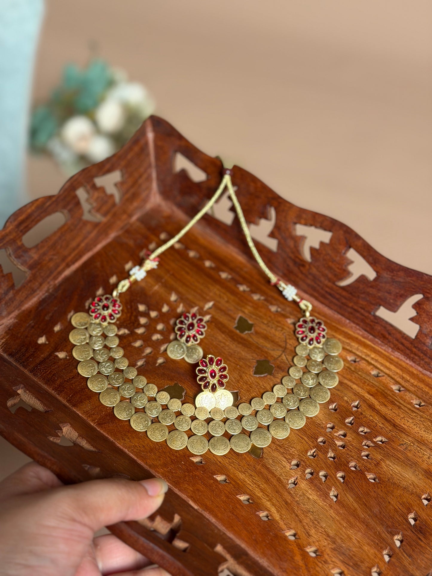 Three layer Kashi necklace KLJ10