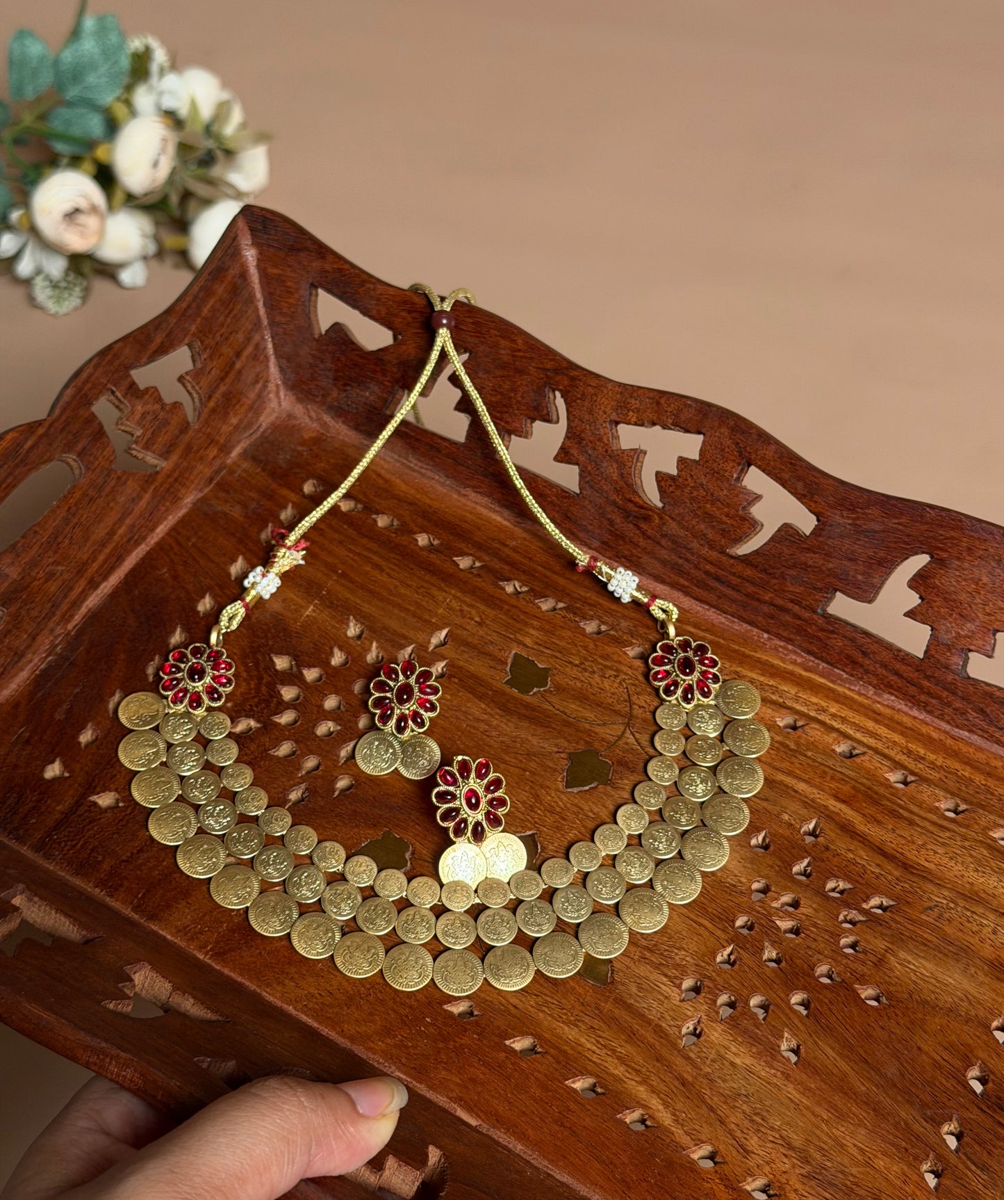 Three layer Kashi necklace KLJ10