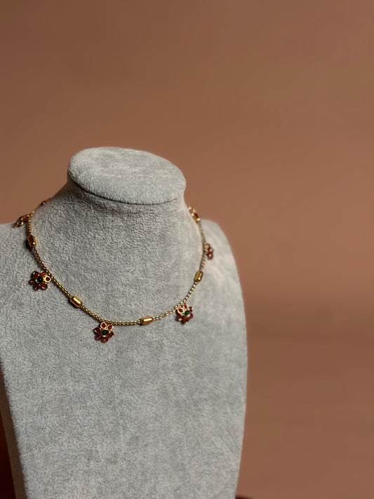 Invisible chain with multiple pendant KLJ13