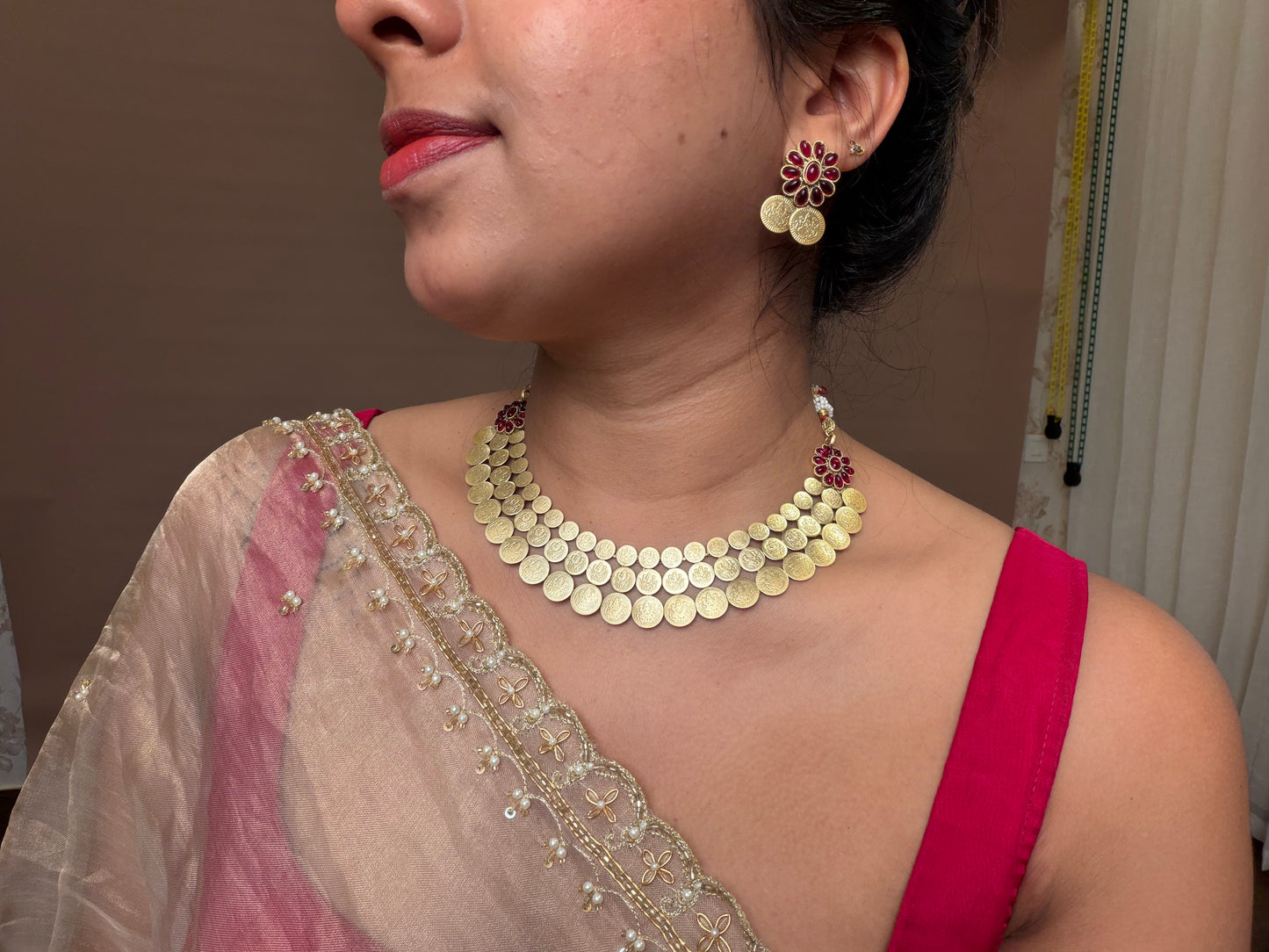 Three layer Kashi necklace KLJ10