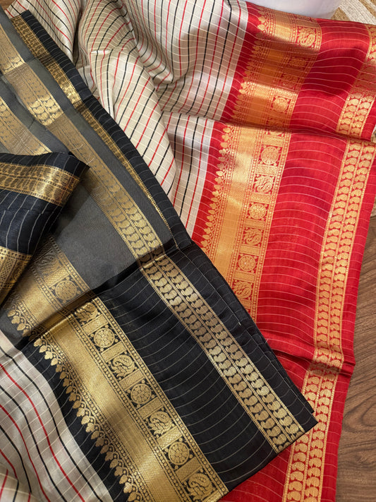 Semi Banarasi silk saree (KL0020)