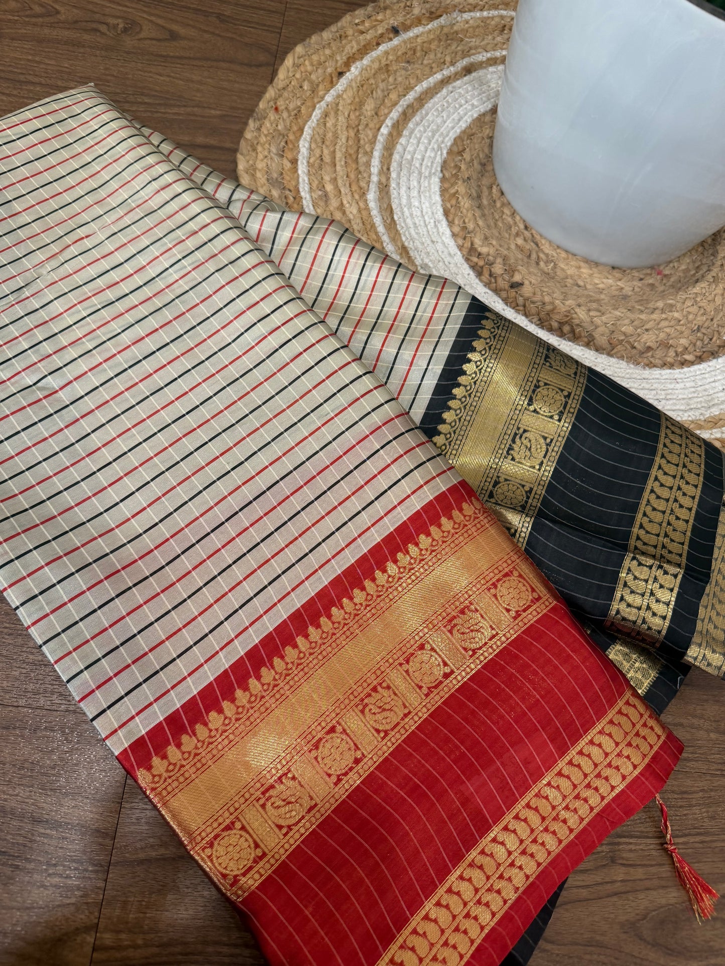 Semi Banarasi silk saree (KL0020)
