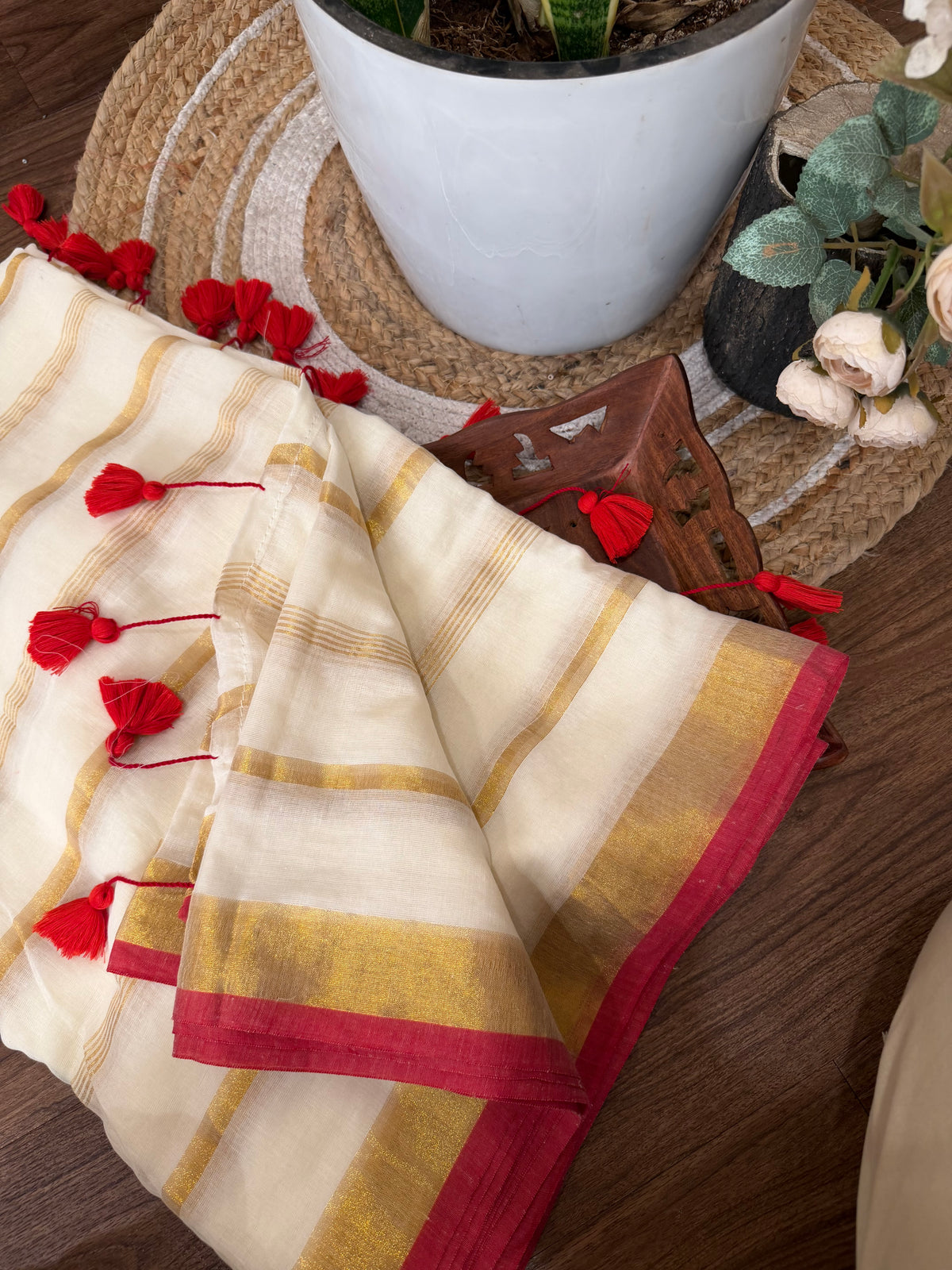 Golden stripes mul cotton KL0038